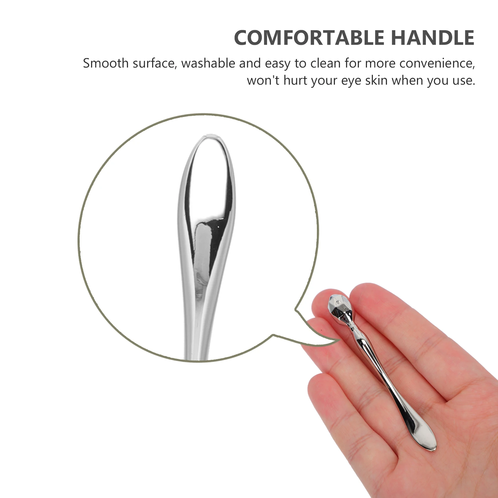 

2Pcs Stick Massaging Rod Zinc Alloy Skincare Eye Massage Tool Portable Massager Eye Beauty Under Puffiness Care Goods