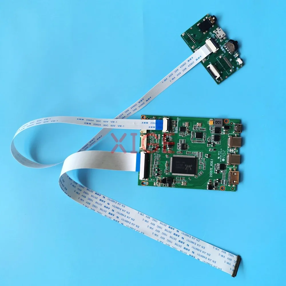 Controller Drive Board Fit LM140LF3L LM140LF2L LTN140HL02 LTN140HL05 M140NWF5 USB-C 3.0 Mini-HDMI 30Pin EDP 1920x1080 Matrix Kit