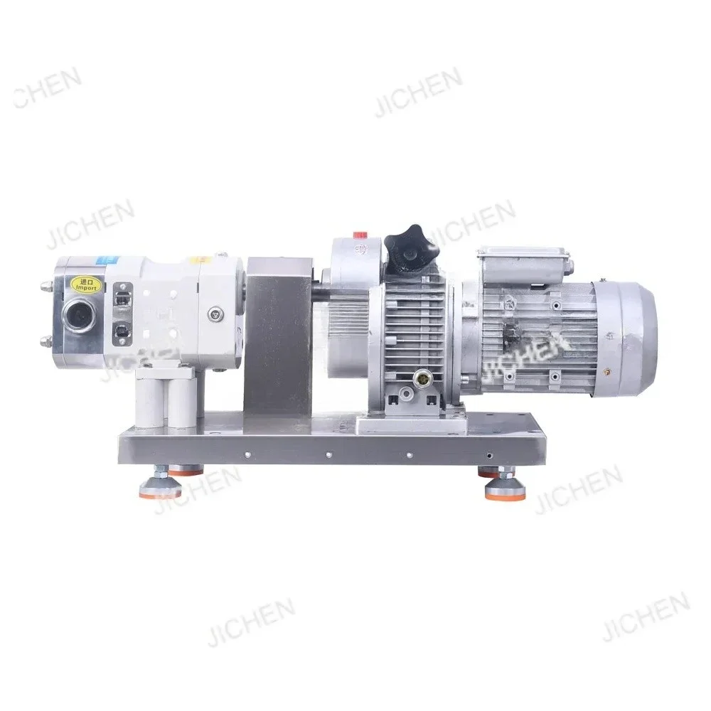 

JCQ Электрический насос для перекачки шоколада и меда, санитарная роторная шестерня с насосом с лопастной крыльчаткой, машина для наполнения пищевых продуктов