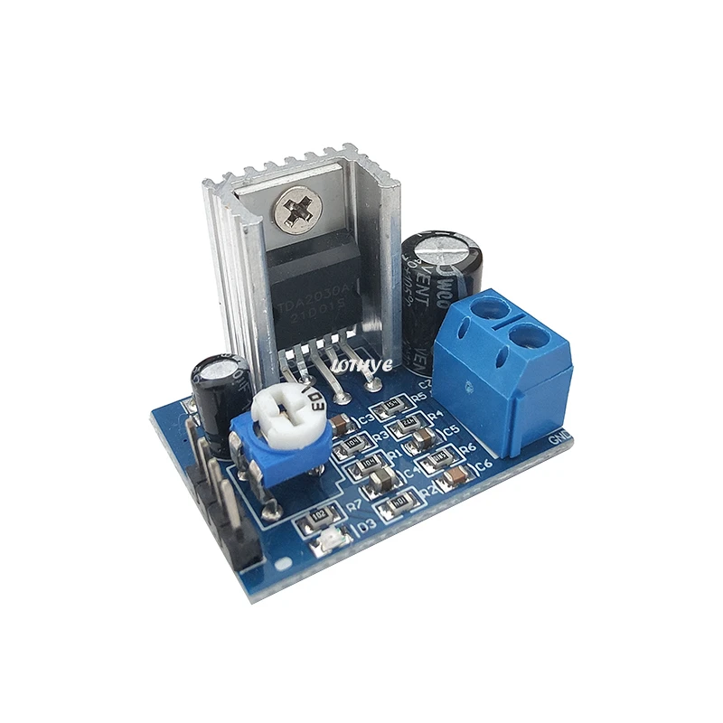 DC 6-12V TDA2030A โมดูลแหล่งจ่ายไฟเดี่ยว Mini Audio TDA2030 เครื่องขยายเสียงดิจิตอล DIY