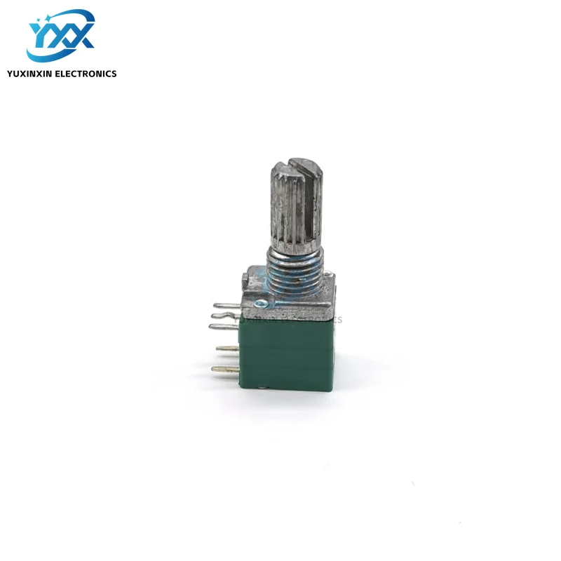 2PCS RV097NS 5-Pin Single Potentiometer with Switch B1K/B5K/B10K/B20K/B50K/B100K/B500K for Audio Amplifier Volume Control