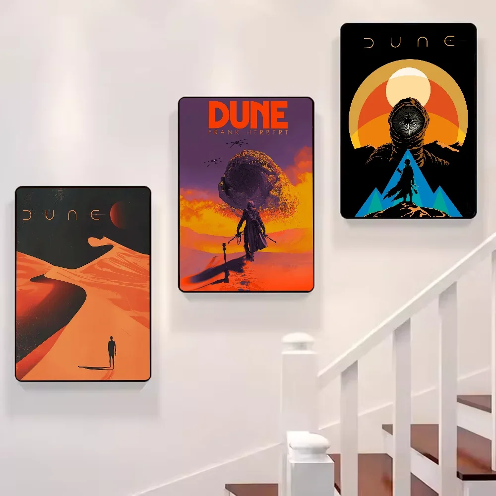 2024 فيلم الخيال العلمي "الكثبان الرملية 2" المشارك قماش اللوحة الحديثة غرفة المعيشة المنزلي غرفة نوم بار الجمالية الديكور جدار الفن هدية #3