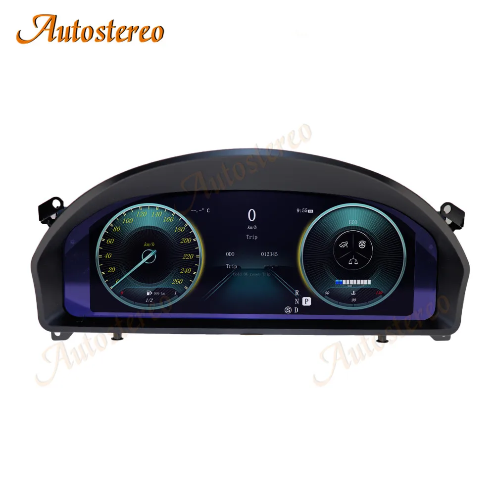 Digital Cluster Virtual Cockpit Odometer For Mercedes Benz E Coupe W207 2009-2015 Car Dashboard Player Speed Meter Screen