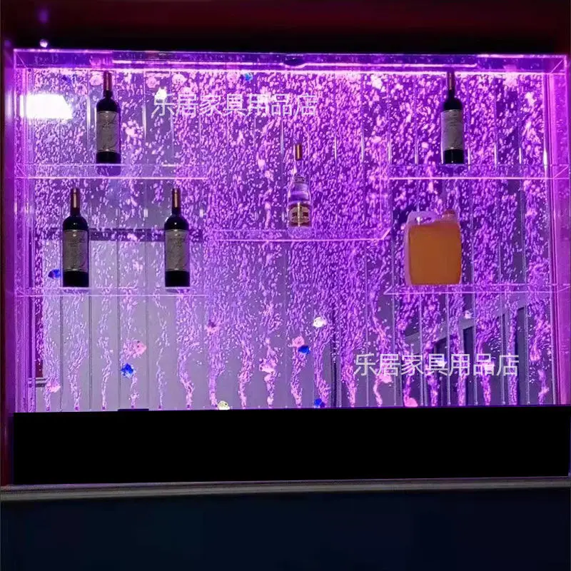 Custom. [Partition Beautiful] Customized Curtain Wall Wine Cabinet Screen Living Room Fish Hallway Partition Decorati