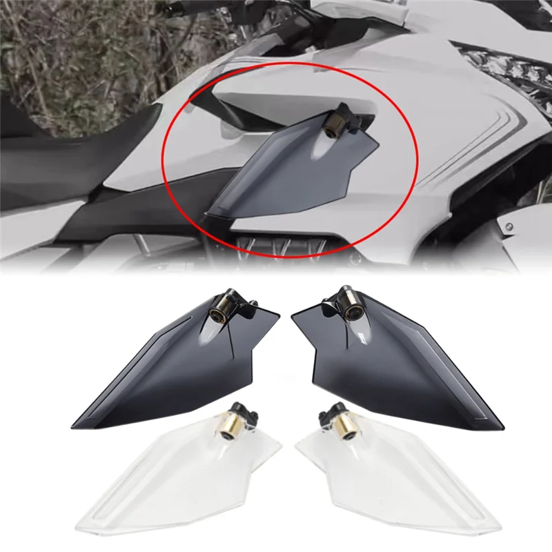 

NEW-Motorcycle Adjustable Upper Fairing Air Deflector For Honda Gold Wing GL 1800 2018-2022 Wind Deflector Parts