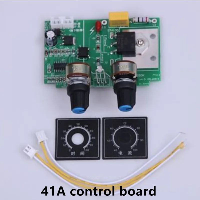 41A 100A Punktschweißmaschine DIY kompletter Satz Zubehör Punktschweißmaschine Steuerplatine Lithium-Batterie Leistungstransformator