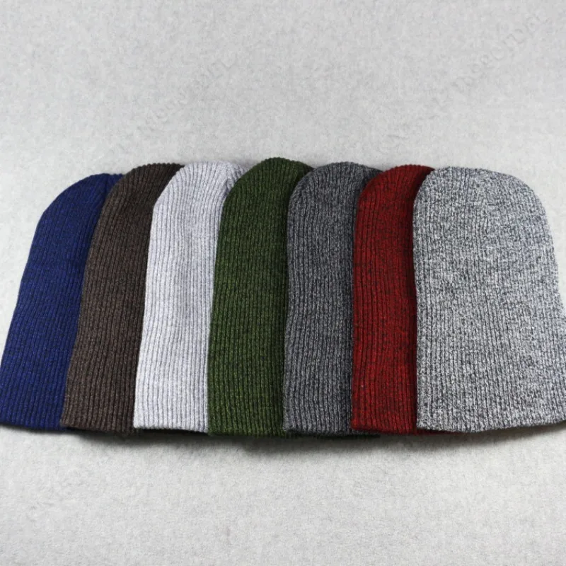 Men Unisex Ski Slouch Beanie Hat Winter Warm Skateboards Beenie Loose Caps New Winter Hats