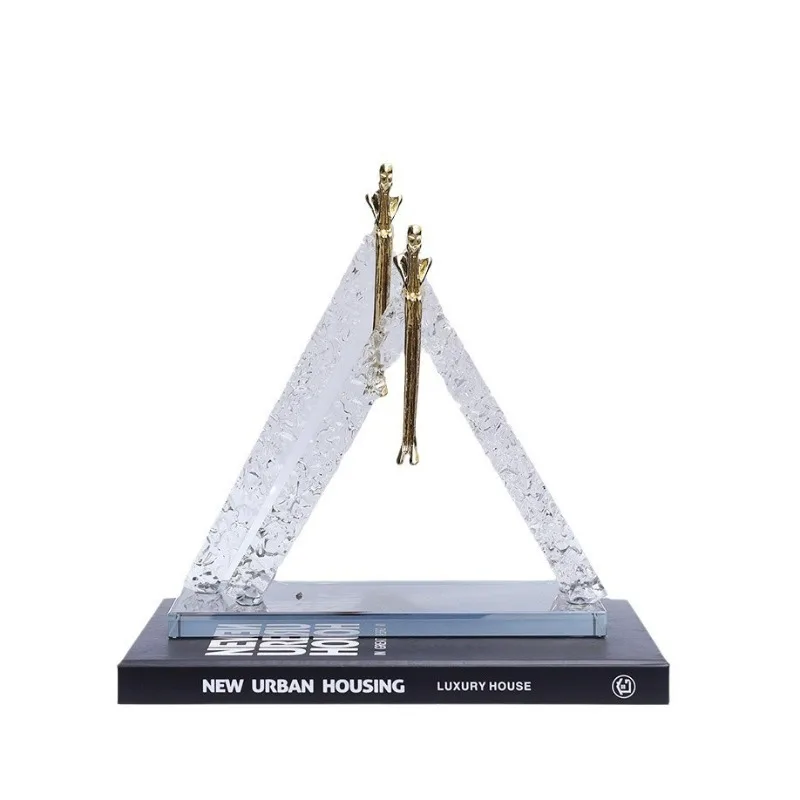 

Modern Simple Creative Crystal Character Various Forms Character Ornament Model House Home Desktop Bookshelf Accessories