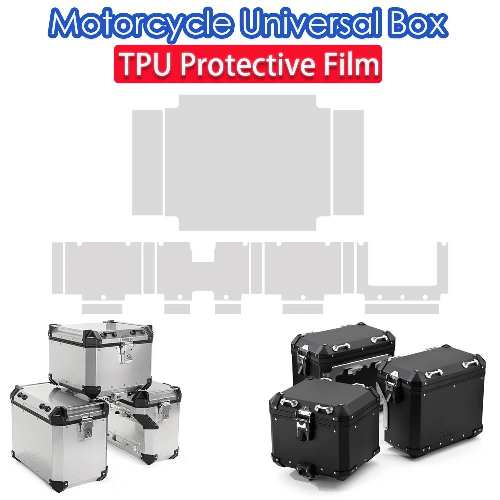 For BMW Motorcycle Universal Box Fits R1250GS R1200GS F850GS F750GS PPF Accessories TPU Protective Film Anti-scratch Stickers