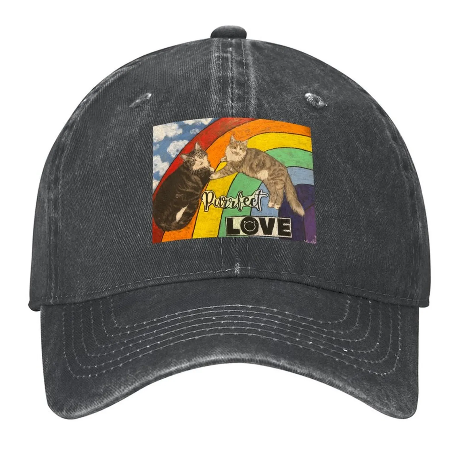 

2026 Purrrfect Love Baseball Cap Luxury Caps Hats On Offer Golf Hat Fishing Caps Man Hats Woman Men's