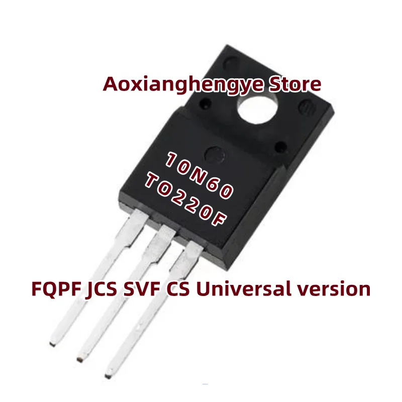 5PCS FQFP SVF CS JCS 10N60 10N65 12N60 12N65 13N50 TO-220F 600V-650V 10A 12A 13A N-Channel MOSFET Universal version