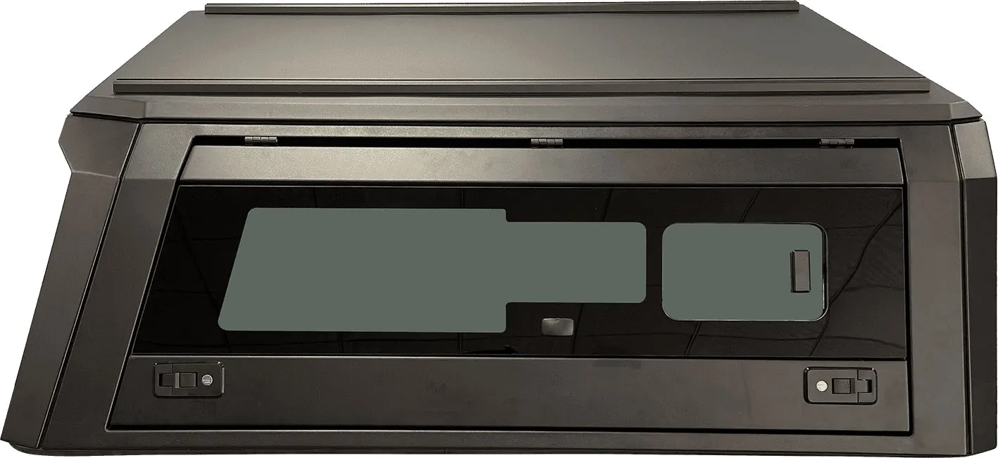 

In Stock Fast Shipping Dual Cab Aluminum Alloy Hardtop Canopy Pickup Topper for Toyota GMC Dmax