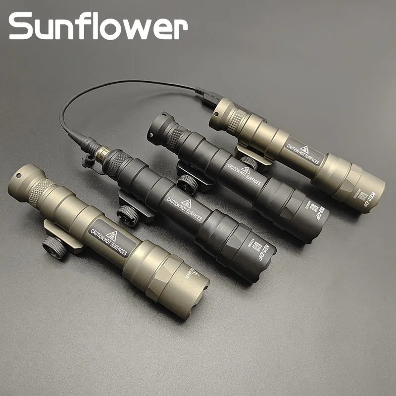 Surefir M300 M600DF 1400 Lumen Ultra High Power Strong Light Flashlight With Momentary Remote Switch Fit 20MM Picatinny Rail