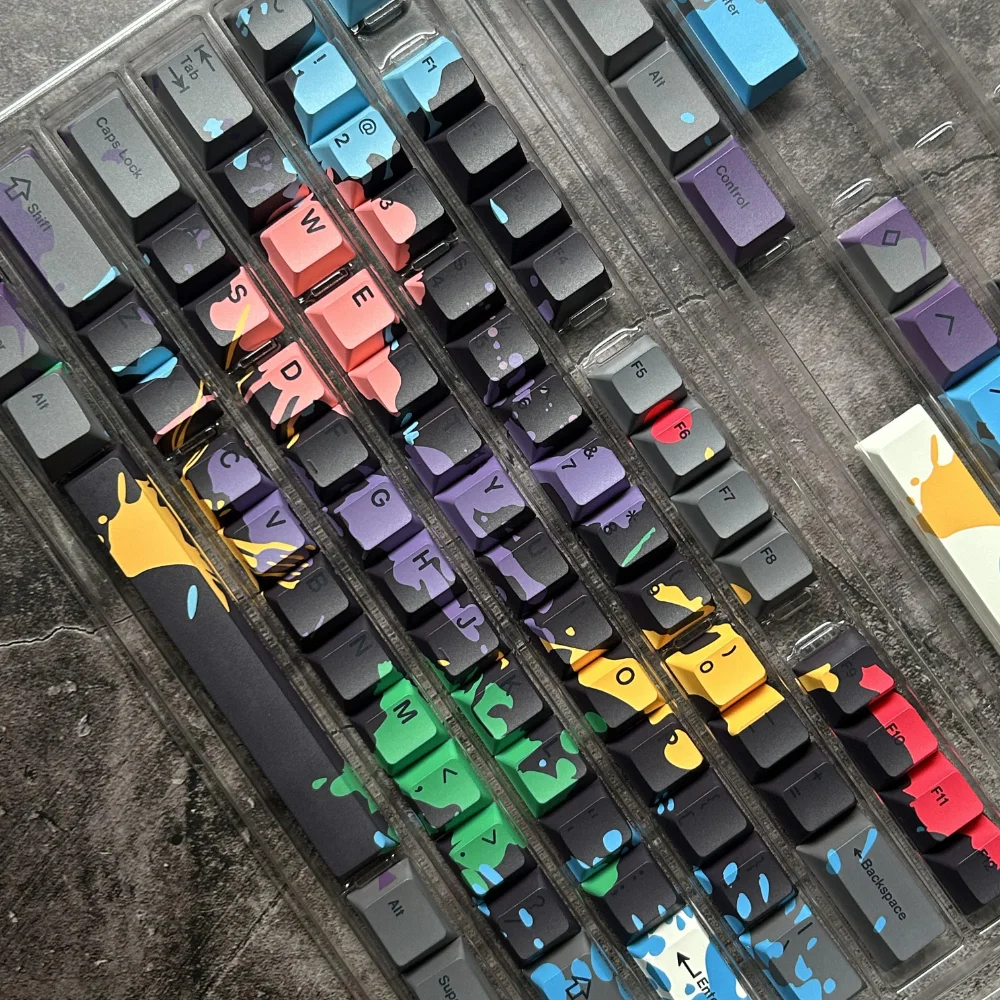 Copritasti PBT Cherry Profile 100:Zombie Keycap Sublimazione della tintura 149 tasti per tastiera meccanica MX 61 64 66 68 75 84 87 96 104 108