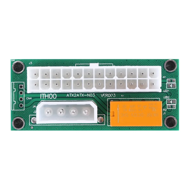

12 шт., несколько адаптеров питания с двумя блоками питания, Addd2psu ATX, 24-контактный разъем Molex, 4-контактный разъем для BTC Miner