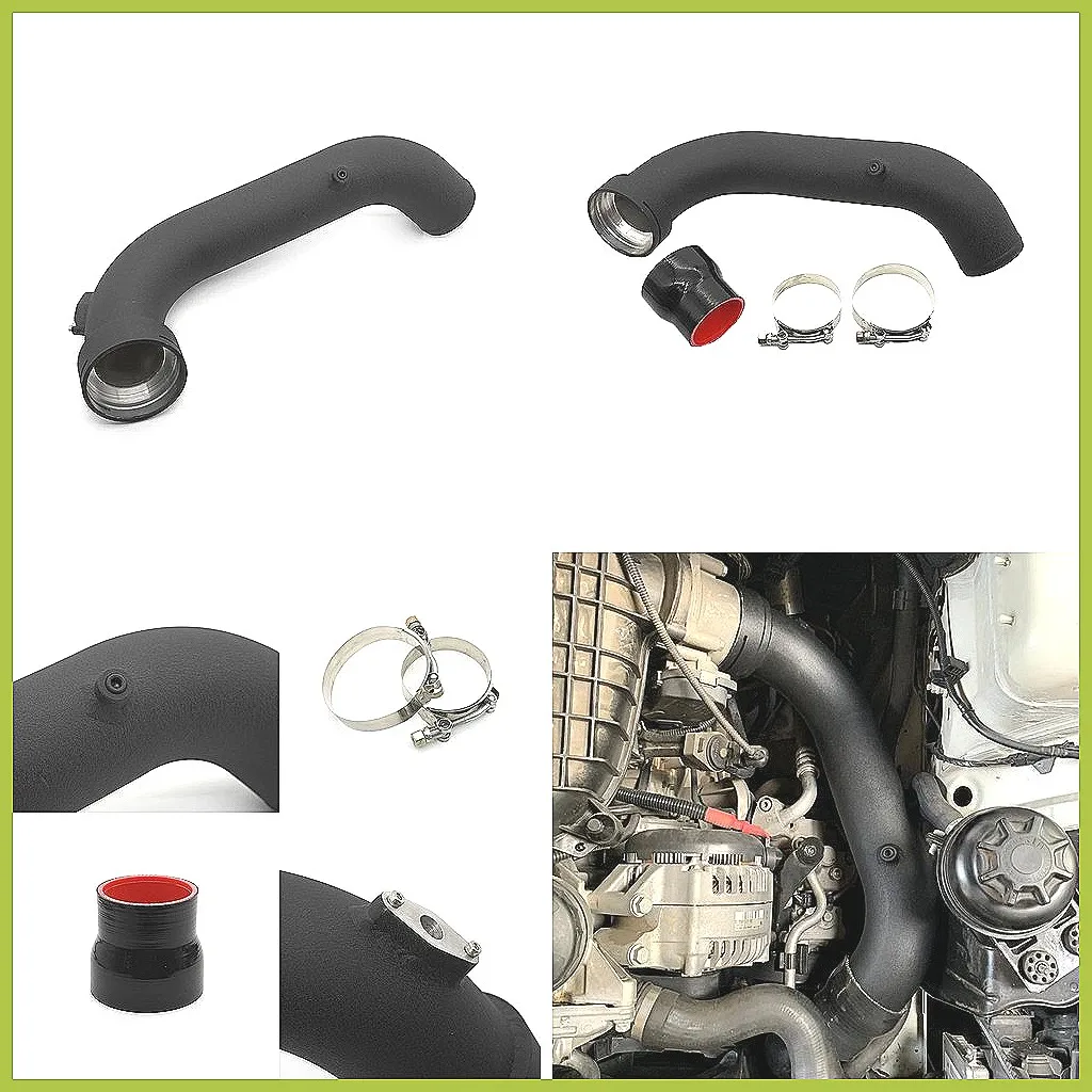 Turbo Aluminum Charge Pipe Kit for BMW N55 E82 E90 E92 X1 135i 335i - Performance Intake Upgrade