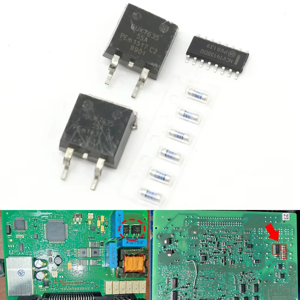 Keyless Entry Control Module Resistor Chip  Repair Kit For Porsche Cayenne Audi A8 D8 Quattro VW Touareg Phaeton Веntlеy Flying