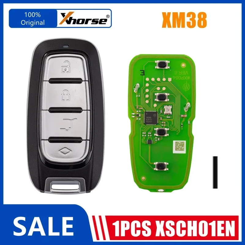 

Универсальный смарт-ключ XHORSE XSCH01EN KE.LSL Style XM38, 1 шт., используемый для мини-ключей VVDI/Max Pro