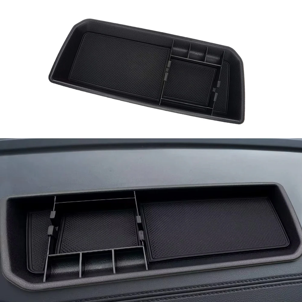 

Car Center Console Organizer Tray Central Armrest Storage Box Organizer Compatible With VW Atlas and Cross Sport 2018-2023