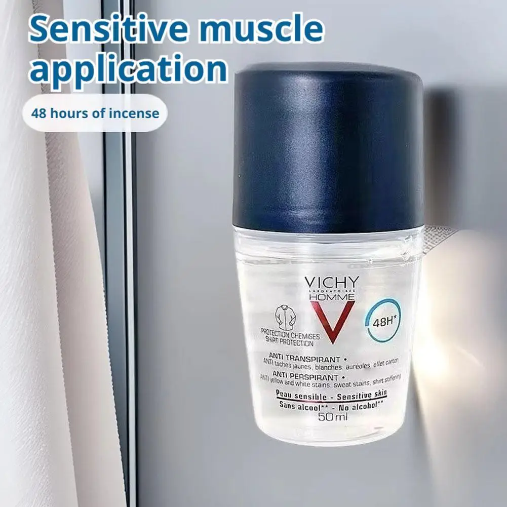 VICH 50 мл долговечный шарик против пота, равномерно применяемый, нелипкий, натуральный дезодорирующий и удаляющий запах