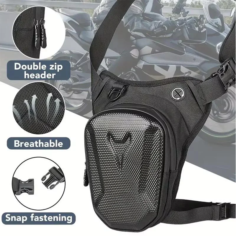 QS1 التكتيكية حقيبة الساق الرجال ركوب الدراجات النارية دراجة نارية متعددة الوظائف مقاوم للماء الجراميق Crossbody تخزين السفر المشي لمسافات طويلة