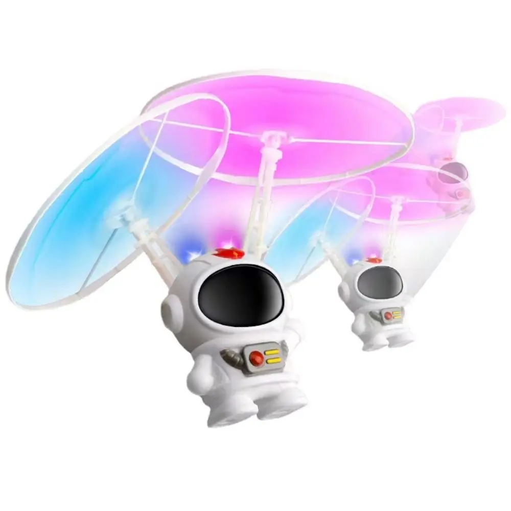 Suspension USB Charging Flying Robot Colorful Luminous Dual Wings Hand Control Helicopter Lights Spinning Gyro Children's