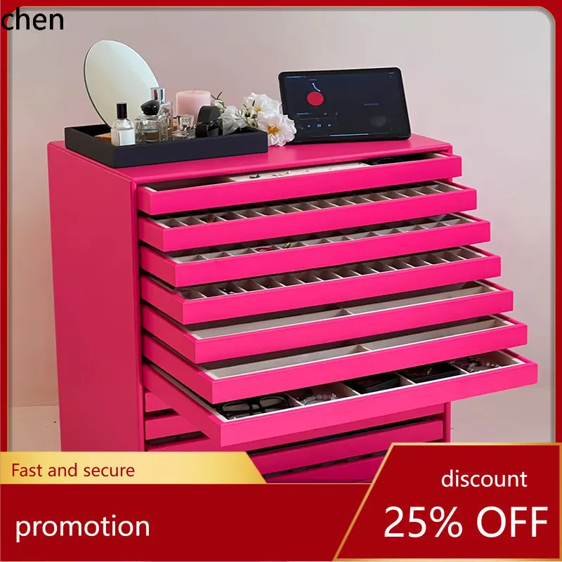 CZ Dopamine Extra-Large Jewelry Cabinet Desktop Storage Lacquer Finish