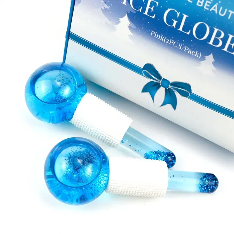 

Rotating Ice Wave Ball Set Facial Massage Pack Crystal Glass Anti Freeze Women's Beauty and Moisturizing Special Gifts