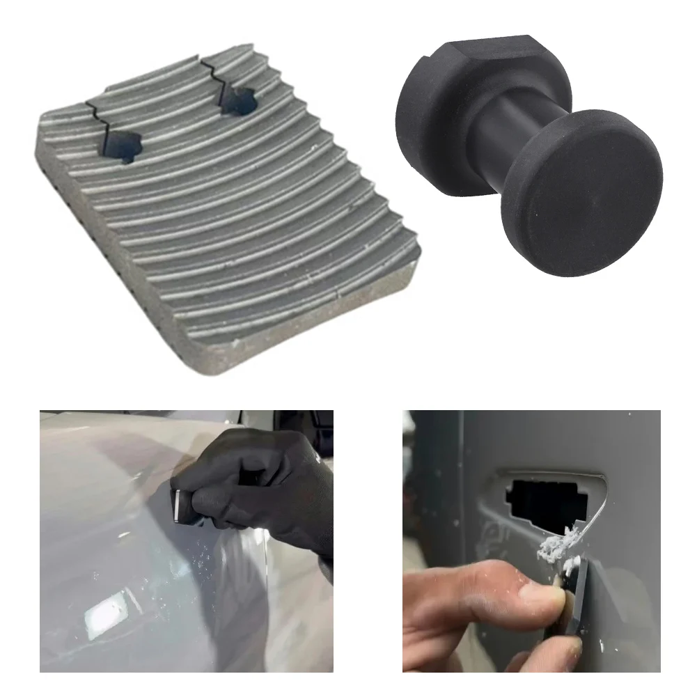 

Auto Scratch Repair Tool Steel Car Scratch Repair Scraper Paint Applicator Auto Sticker Removal Tool