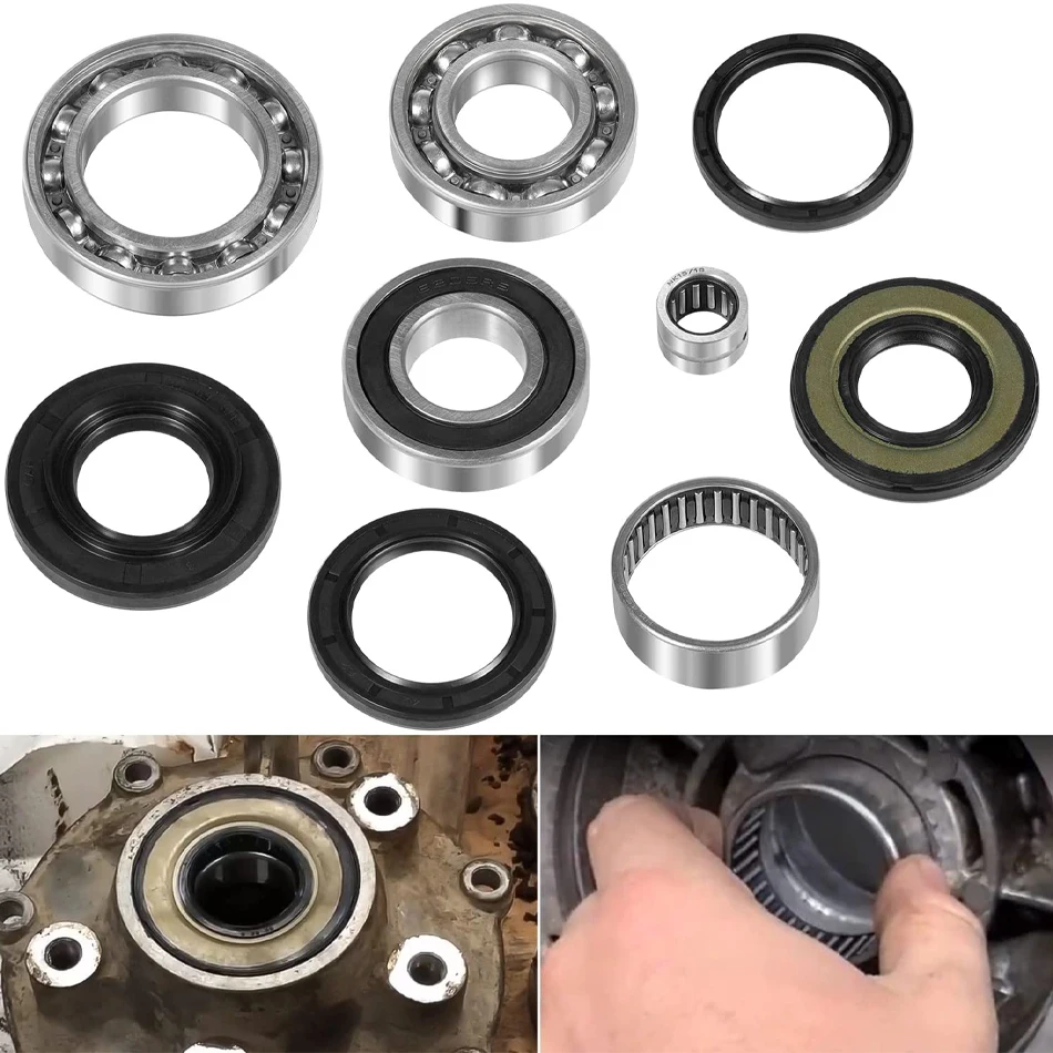 TML Motorcycle Rear Differential Bearing and Seal Kit for Suzuki Ozark 250 LTF250,Suzuki Quadsport Z250 LT-Z250 2X4 2WD