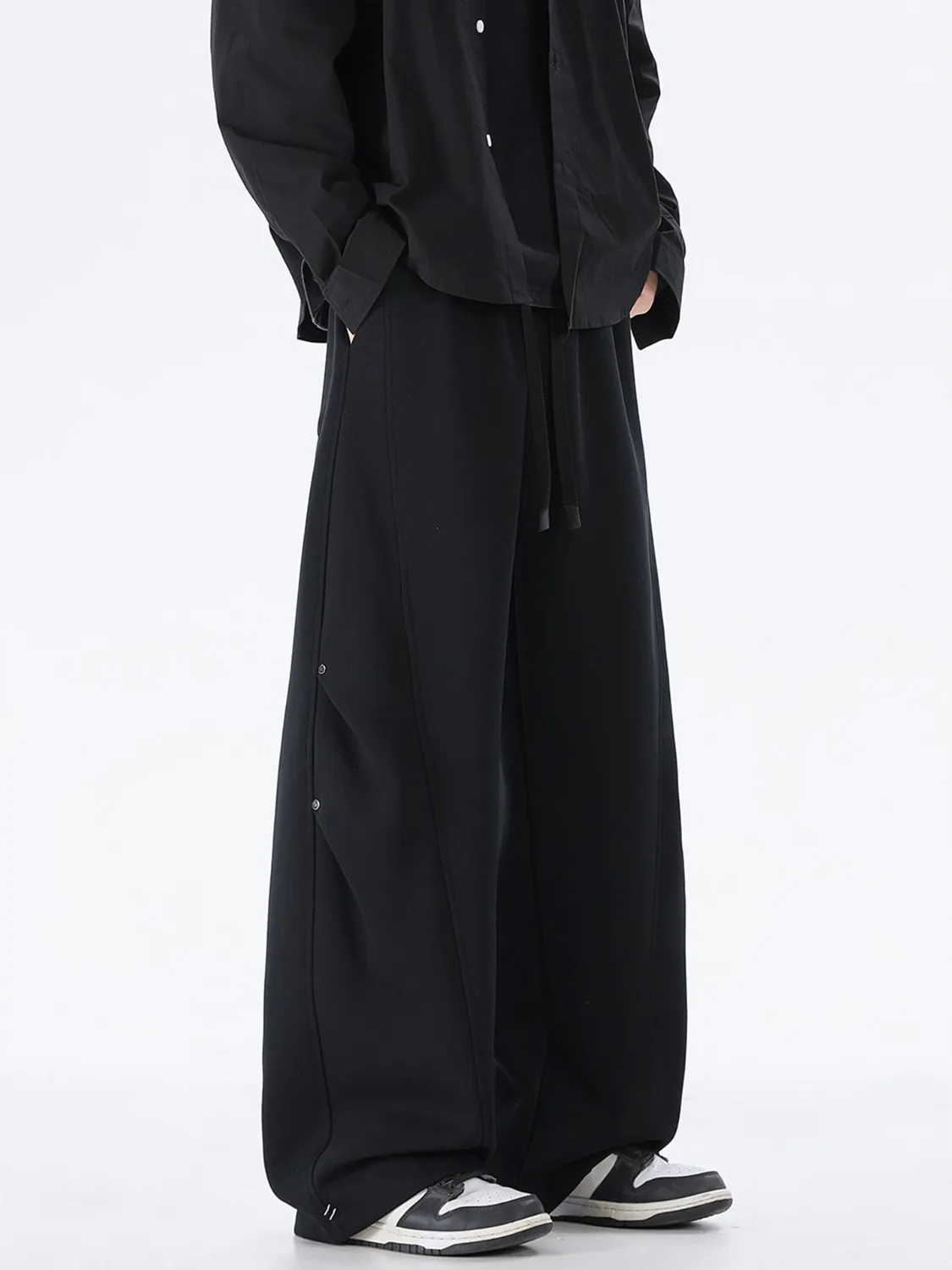 

Youth Casual Sweatpants Men's Spring Autumn Loose Drapey Sports Pants Straight American Trendy Brand Long Trousers