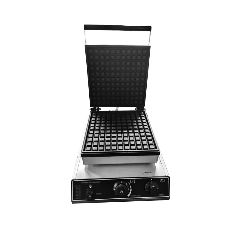 Commercial Rectangle Waffle Maker 1900W Stainless Steel Nonstick Electric Waffle Maker Machine W/Temperature and Time Control