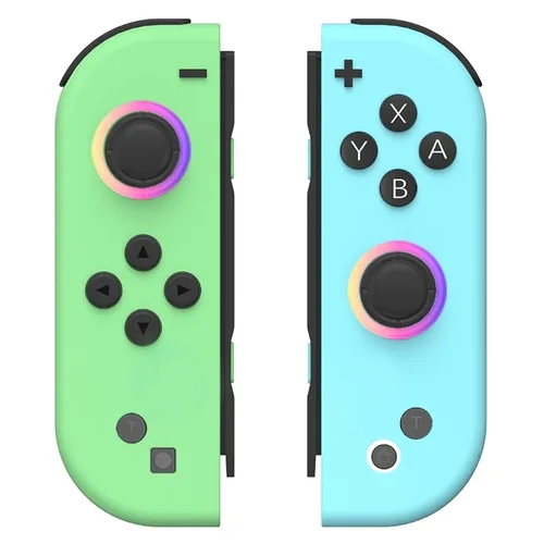 JoyPad para Nintendo Switch Joy-Con, Gamepads RGB de Doble Vibración, Controlador No Linear