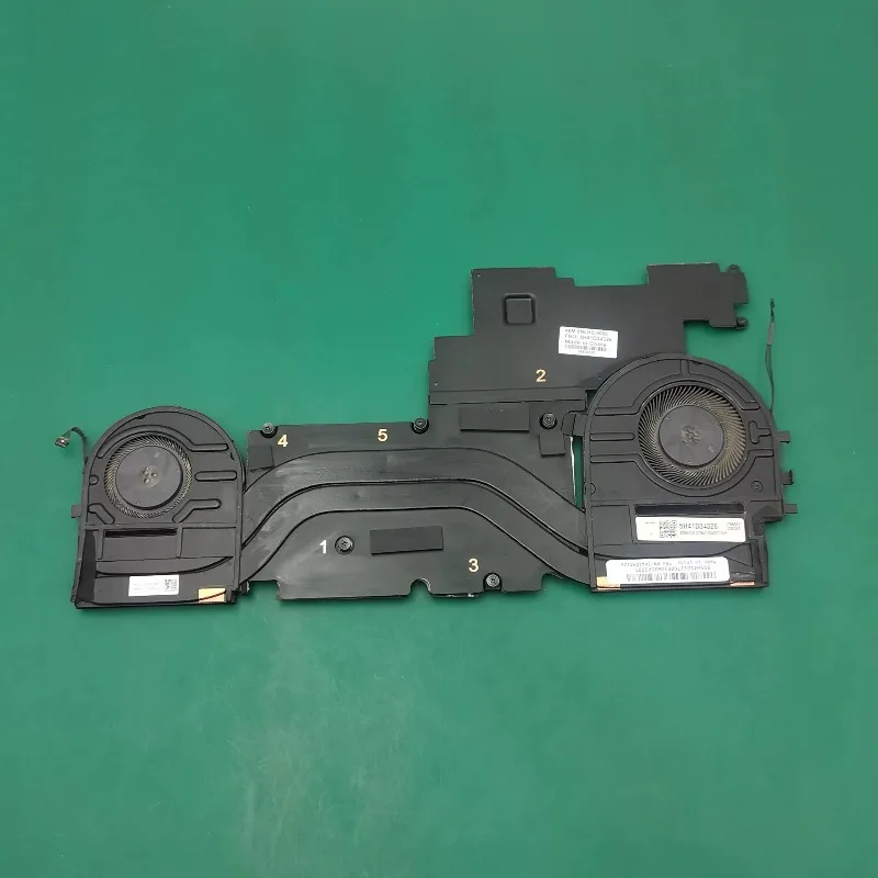 For Lenovo ThinkPad P1 Gen4 / X1 Extreme 4th Gen 5H41D34325 5H41D34326 Laptop CPU GPU Cooling Heatsink Fan Assembly