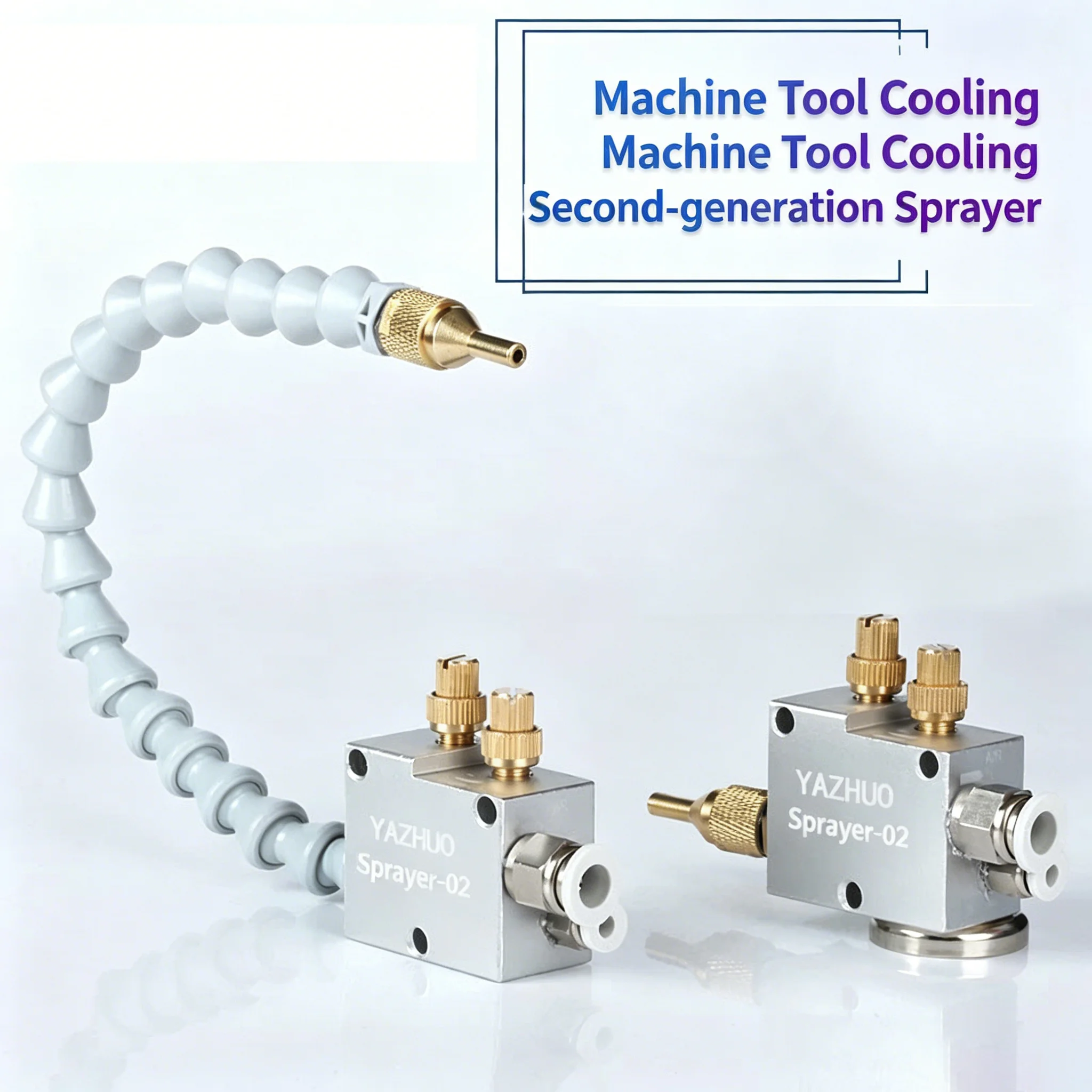 Spray System CNC Lathe Milling Drill Engraving MachineTool for 8mm Pipe Cooling Drop Shopping Mist Coolant Lubrication