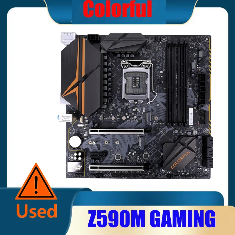 

Colorful Z590M Gaming M-ATX Motherboard, Intel Z590 Chipset, LGA 1200 Socket, Supports Max. 32GB DDR4