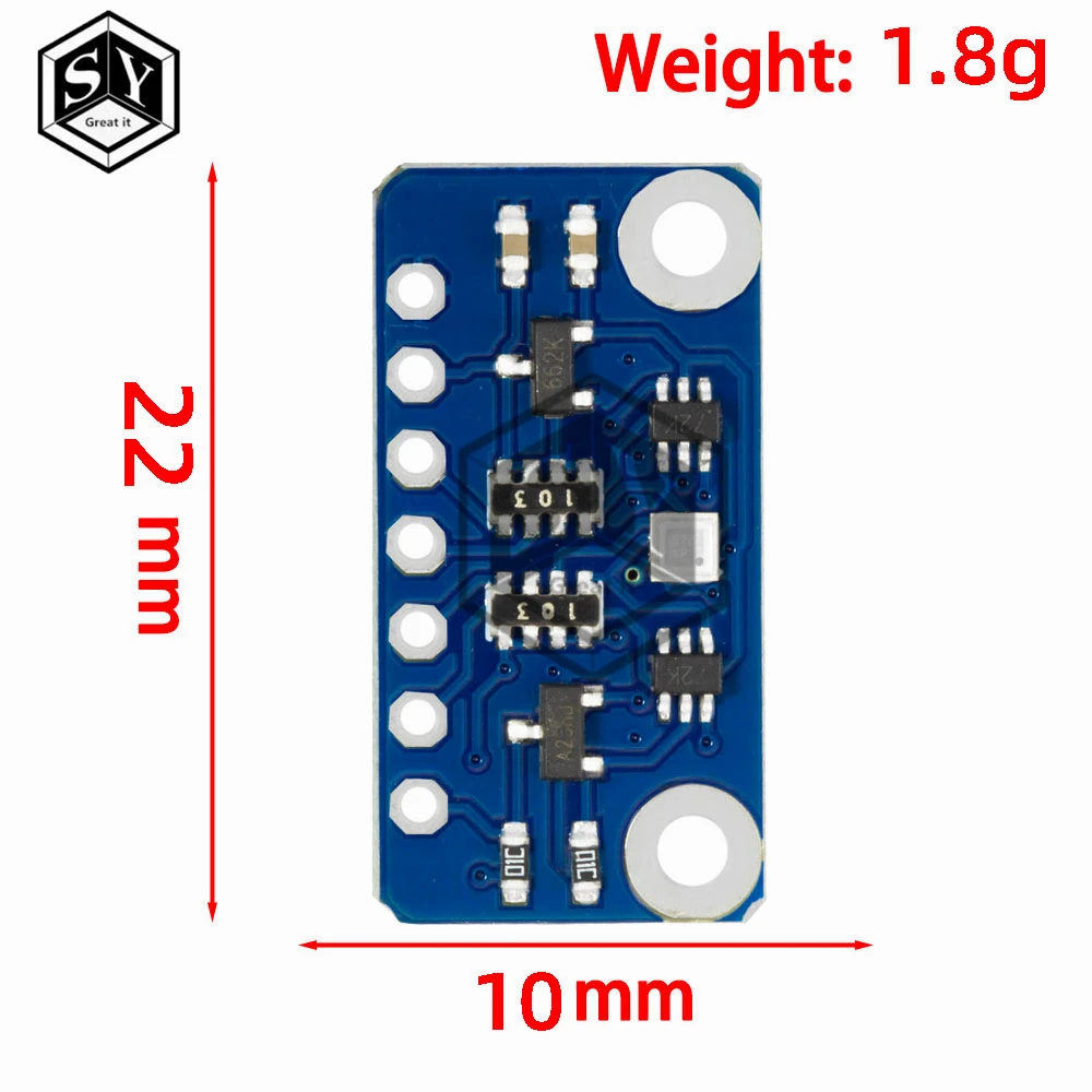 BMP390 High Precision Atmospheric Pressure Sensor Module I2C SPI Interface Compatible With For Arduino And STM32