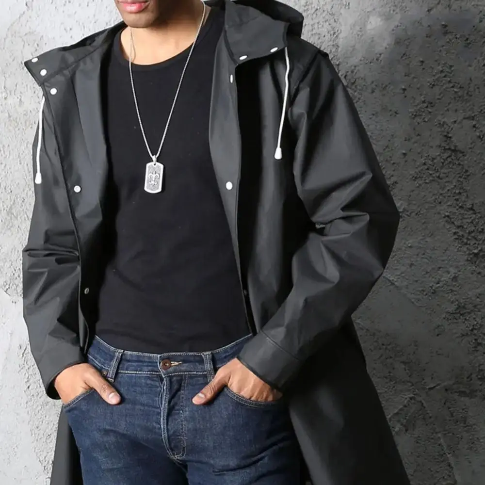 

High Quality Ultra-light Rain Jacket Waterproof Windbreaker Protective Coat Long Breathable Raincoat Unisex