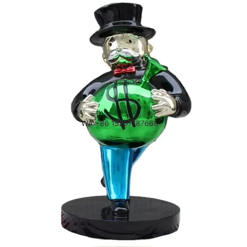 Wmwmnu Custom Large Cartoon Resin Statue Fiberglass Figure Sculpture for Home Decoration
