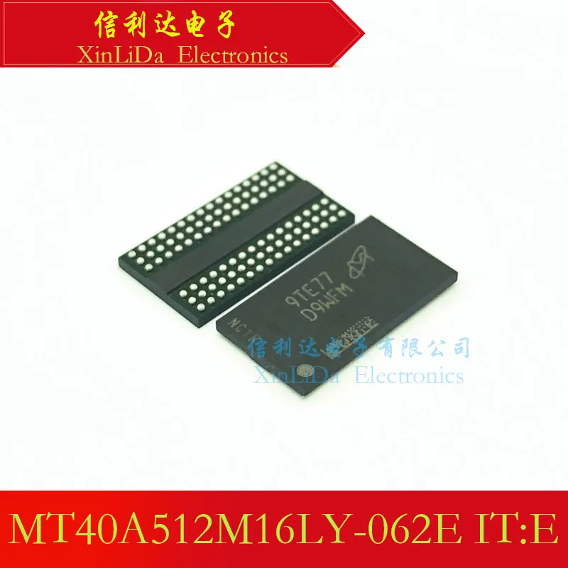 Chip de memória, é: E, D9WFM, FBGA96, novo e original