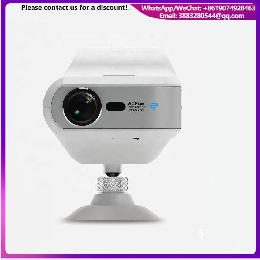 Auto Chart Projector With Remote Control High Resolution Digital Optotypes For Refraction Eye Examination Optical Vision Tester