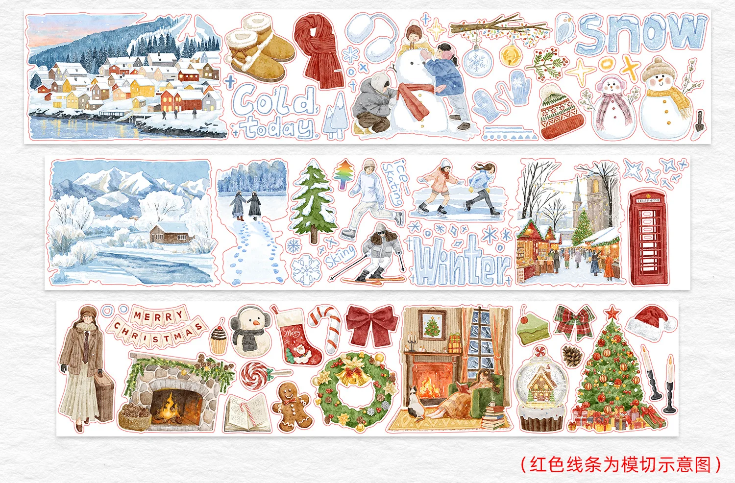 WT الشريط الأصلي، حكاية الثلج، يموت قطع عيد الميلاد موضوع الشتاء الشتاء مجلة التزلج اشي اخفاء الرياح #5