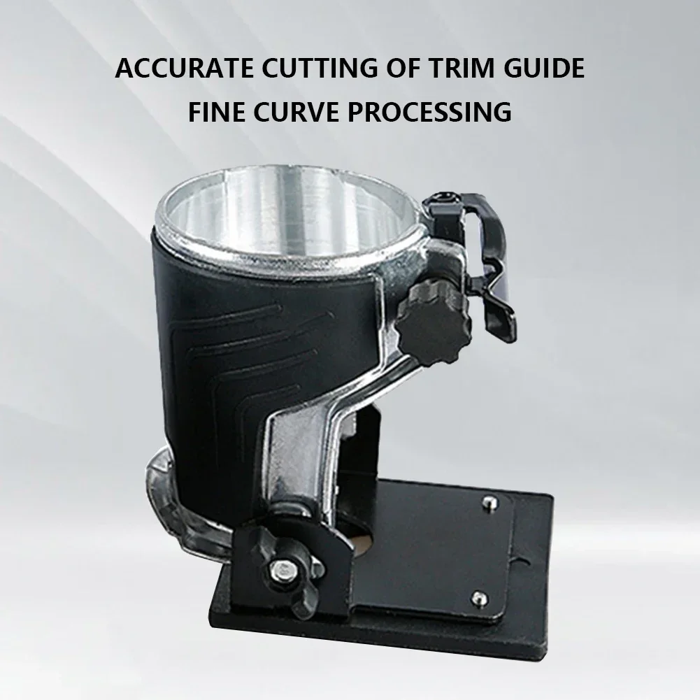 Edge Cutter Trimming Machine Base Aluminum Alloy Wood Router Trimmer Base Multifunctional for Wood Processing Cabinet Processing