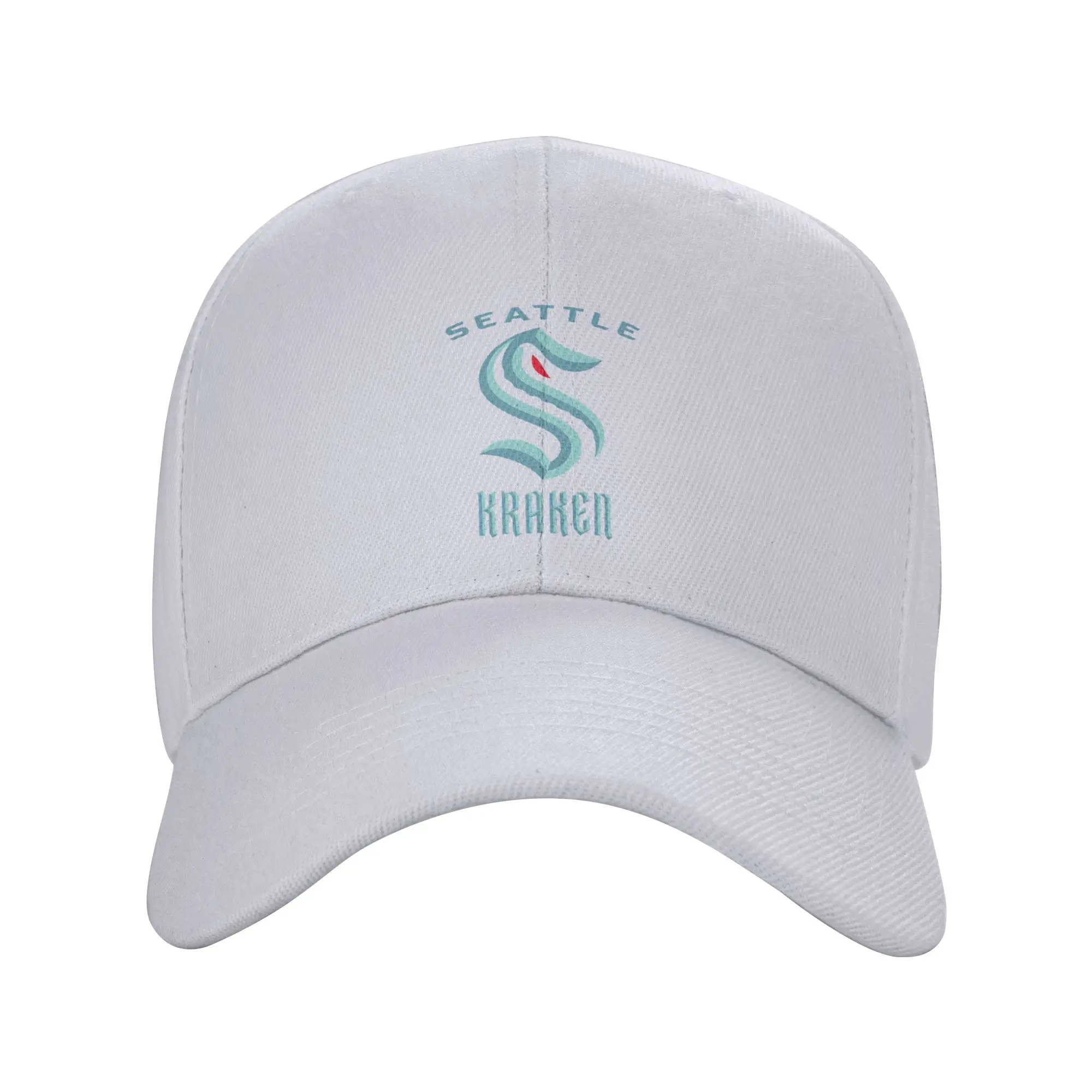 Seattle Kraken Hockey Jersey Curved Brim Baseball Cap People With Big Heads Women's Visors