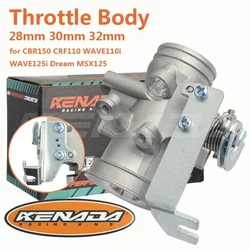 For CBR150 CRF110 WAVE110I WAVE125I Dream MSX125 motorcycle Throttle Body 28mm 30mm 32mm