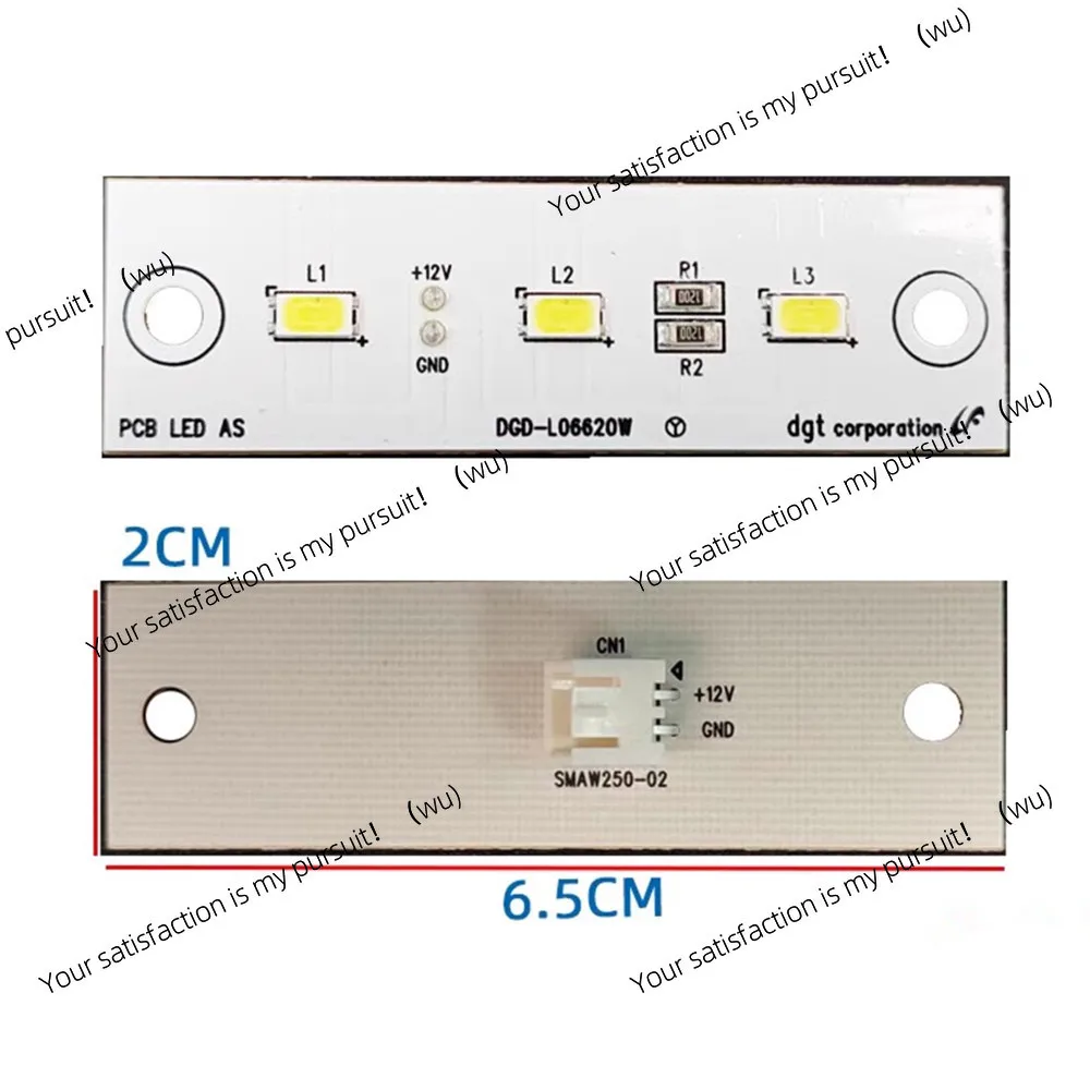 1pcs Refrigerator LED Strip Light Replacement for Daewoo Refrigerator Light Bar FGK48DGD-LD6620W