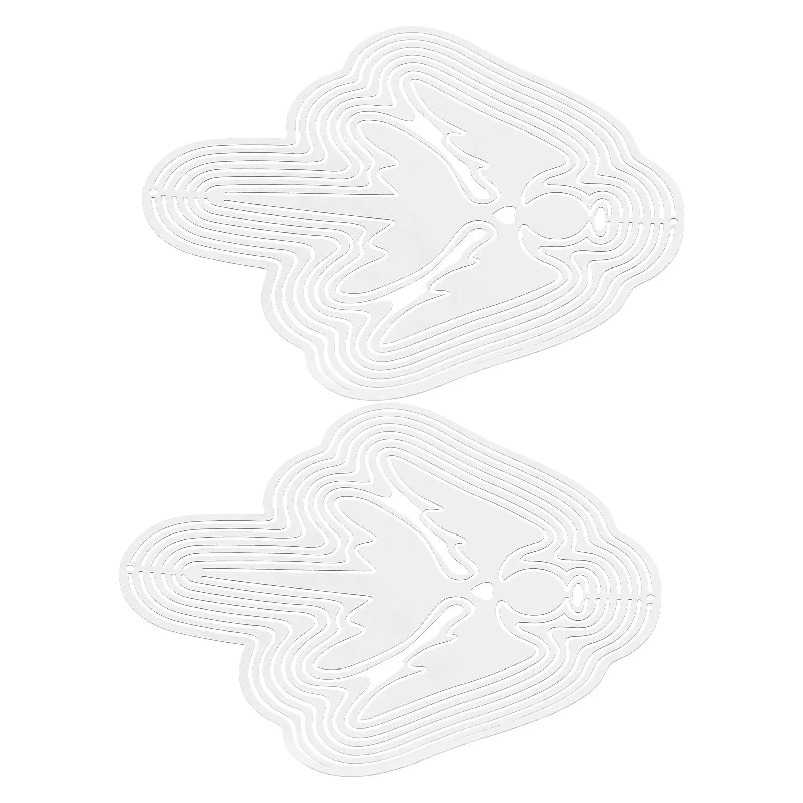 

2Pcs Stainless Steel Wind Chime Outdoor Garden Patio Hanging Spinner Artistic Durable Easy Install Small Wind Chimes for Outside