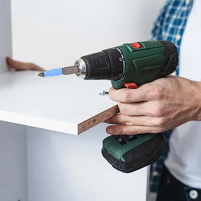 Broca de cabeza Phillips, 10 piezas, cabeza cruzada antideslizante, vástago hexagonal de 1/4 pulgadas, 2 pulgadas/50Mm