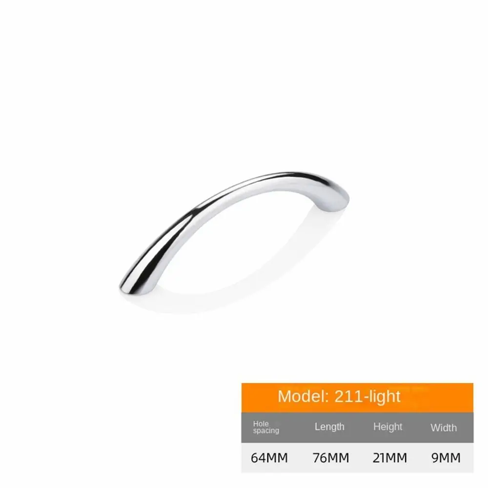 Fashion Zinc Alloy Curved Handles Furniture Multifunctional Cabinet Knobs Hardware Furniture Handle Drawer
