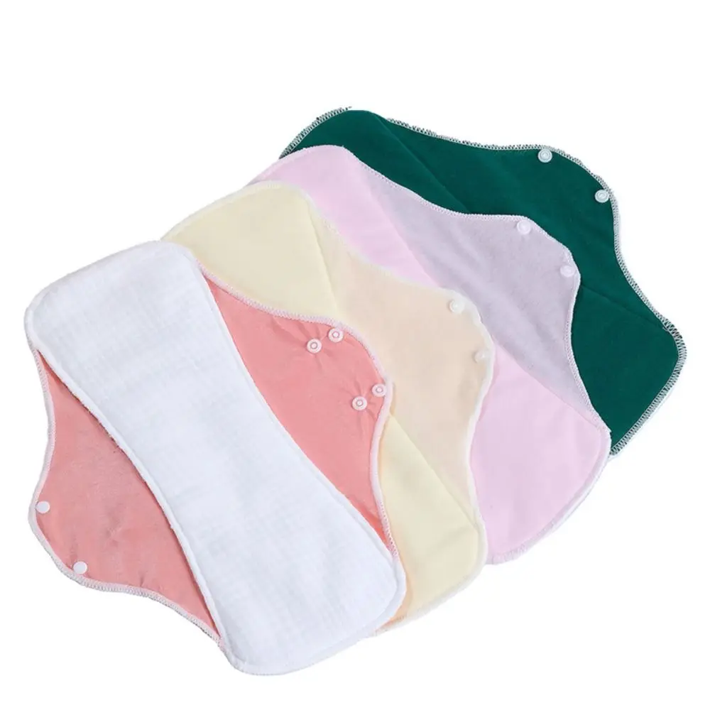 قابل للغسل منصات القماش الحيض قابلة لإعادة الاستخدام لينة Pantyliner اللباس الداخلي بطانة 33 سنتيمتر حفاضات كبيرة تنفس الكبار لسلس البول المسنين #4